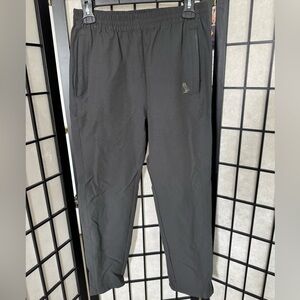OVO Black Joggers with Gold Logo